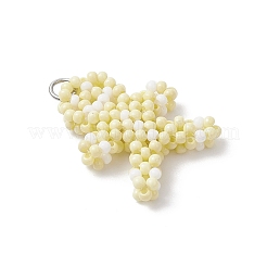 Pendentifs en perles de verre de semence&nbsp;PALLOY-MZ01011-02