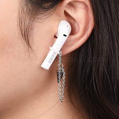 Pendiente antipérdida resistente al deslustre para auriculares inalámbricos&nbsp;EJEW-JE04784