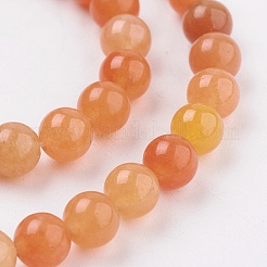 Chapelets de perles en aventurine rouge naturelle&nbsp;GSR023