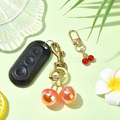 Подвеска в виде вишневого лэмпворка и смолы&nbsp;HJEW-SW00115-02