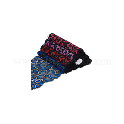 10 шт. двухцветная эластичная кружевная отделка из полиэстера&nbsp;OCOR-BC0007-57