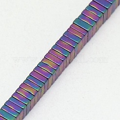 Electroplate non magnetici ematite Perle sintetiche heishi fili&nbsp;G-J171B-2x2mm-01