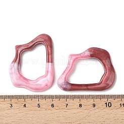 Кабошон из полупрозрачной смолы с декодированием&nbsp;RESI-M040-03B