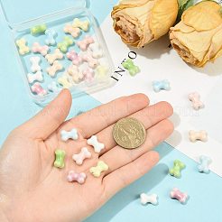 42 Stück handgefertigte Porzellanperlen in 7 Farben&nbsp;PORC-FS0001-57