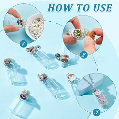 24 шт. 2 стиля старинные посеребренные стеклянные бутылки из сплава европейские подвески-шармы&nbsp;PALLOY-GA0001-15