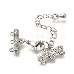 Стойки обшивки латунь когтя омара застежками&nbsp;KK-F883-18P