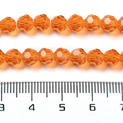 Perles en verre transparentes&nbsp;LS-EGLA-A035-T6mm-D05