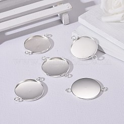 Connecteurs cabochons en acier inoxydable 201&nbsp;STAS-F191-15S-I