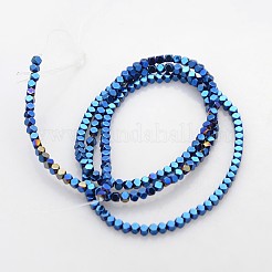 Electroplate non magnetici ematite sintetico fili di perline&nbsp;G-J212C-03