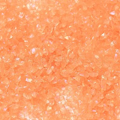 Прозрачная гальваническая поделка из измельченного стекла&nbsp;GLAA-F123-01