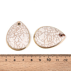 Подвески-капли из окрашенной синтетической бирюзы&nbsp;TURQ-T004-28