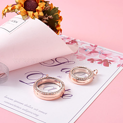 4шт 2 стиля сплава стекла хрустальные подвески со стразами&nbsp;PALLOY-TA0002-36D