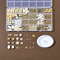 Наборы для изготовления браслетов из синтетической бирюзы&nbsp;DIY-FS0007-67