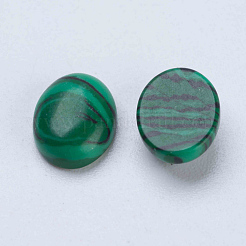 Synthetische Malachit-Cabochons&nbsp;G-F541-04-5x7mm