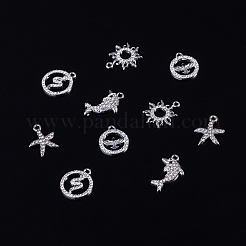 Ciondoli in lega 10 pz 5 stili styles&nbsp;FIND-TADJ0001-26A