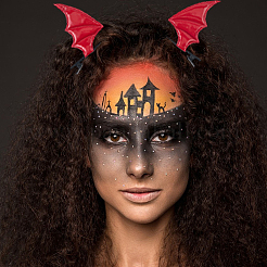 4 пара двухцветных заколок для волос из искусственной кожи аллигатора&nbsp;PHAR-CL0001-02