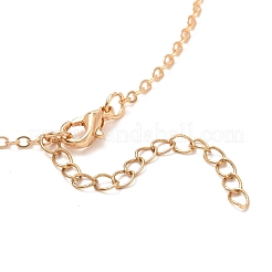 Set di collane con ciondolo a cuore in lega di placcatura a cremagliera&nbsp;NJEW-B081-05