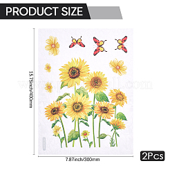 Водонепроницаемые наклейки на окна из ПВХ&nbsp;DIY-WH20053-13G