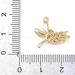 Латунные микропаве прозрачные подвески с фианитом&nbsp;KK-G545-04G