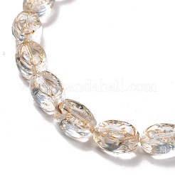 Прозрачные стеклянные бусины&nbsp;GLAA-F114-05I