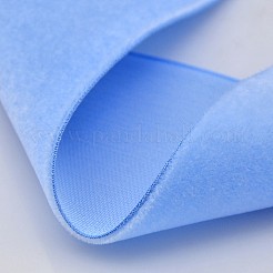 Ruban de velours en polyester pour emballage de cadeaux et décoration de festival&nbsp;SRIB-M001-19mm-336