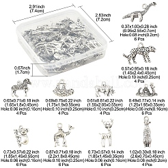 50 шт. подвески в виде животных из сплава в тибетском стиле&nbsp;FIND-FS0004-34