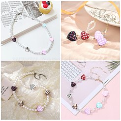 35шт 7 цвета окрашенные распылением бусины из сплава&nbsp;ENAM-CJ0006-11