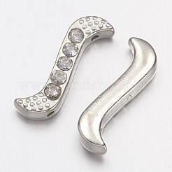 Séparateurs de strass bars-forme de alliage&nbsp;X-ALRI-H003-1