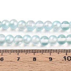 Perles de verre transparentes de peinture de cuisson&nbsp;X1-DGLA-N011-6mm-05