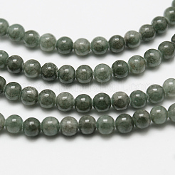 Chapelets de perles en jade jaune naturel&nbsp;G-G598-8mm-YXS-25