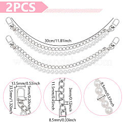 Handygurte aus ABS-Kunststoff mit Perlenimitat&nbsp;LS-AJEW-WH0270-628P