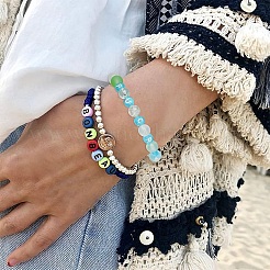 1750шт 7 цвета прозрачные акриловые бусины&nbsp;TACR-YW0002-47