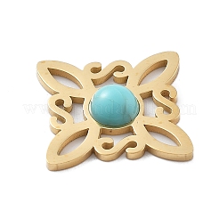 Синтетические бирюзовые подвески&nbsp;LS-STAS-I327-14G-04