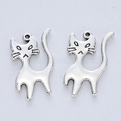 Pendentifs chaton en alliage de style tibétain&nbsp;X-TIBE-R316-067AS-RS
