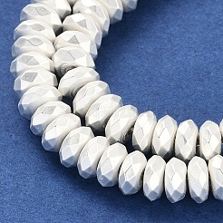 Fili di perline di ematite sintetica non magnetica elettrolitica&nbsp;G-U003-12B