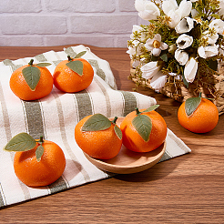 Orangefarbene Displaydekorationen aus Kunststoff&nbsp;DJEW-CN0001-47B