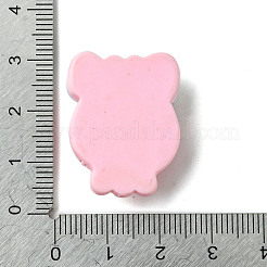Cabochon decoden in resina opaca a tema rosa&nbsp;RESI-C045-06C