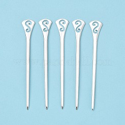 Накладки на волосы из тибетского сплава&nbsp;LS-OHAR-WH0016-06B-S