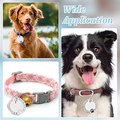 6 ciondolo per animali domestici in lega di zine con strass&nbsp;AJEW-WR0002-63