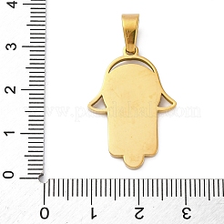 Подвески из нержавеющей стали 304 со стразами&nbsp;STAS-S163-29G-01