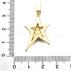 Латунные микро проложить кубического циркония подвески&nbsp;KK-K401-04A-G