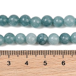 Naturali tinti giada bianca fili di perline&nbsp;GG-CBAEB22-B01-6mm-04