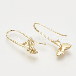 Ganci di orecchini in ottone&nbsp;LS-KK-T027-115G