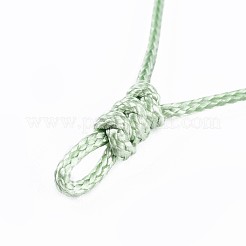 Fabrication de collier de corde de polyester ciré coréen réglable&nbsp;AJEW-JB00493-02