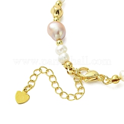 Bracciali da donna con perline d'acqua dolce coltivate naturali&nbsp;BJEW-JB13603-02