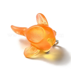 Подвески из прозрачной смолы морской серии RESI-E031-02P-06