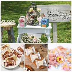 20 шт. 2-х цветные картонные коробки для хранения конфет из крафт-бумаги&nbsp;AJEW-CJ0001-59