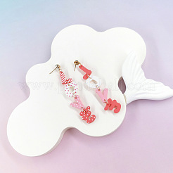 Акриловые болтающиеся серьги стержня&nbsp;FS-WG919F8-01