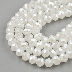 Chapelets de perles en verre électroplaqué&nbsp;EGLA-A044-J2mm-A05