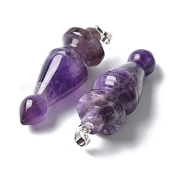 Подвески из натурального аметиста &nbsp;G-C187-01D
